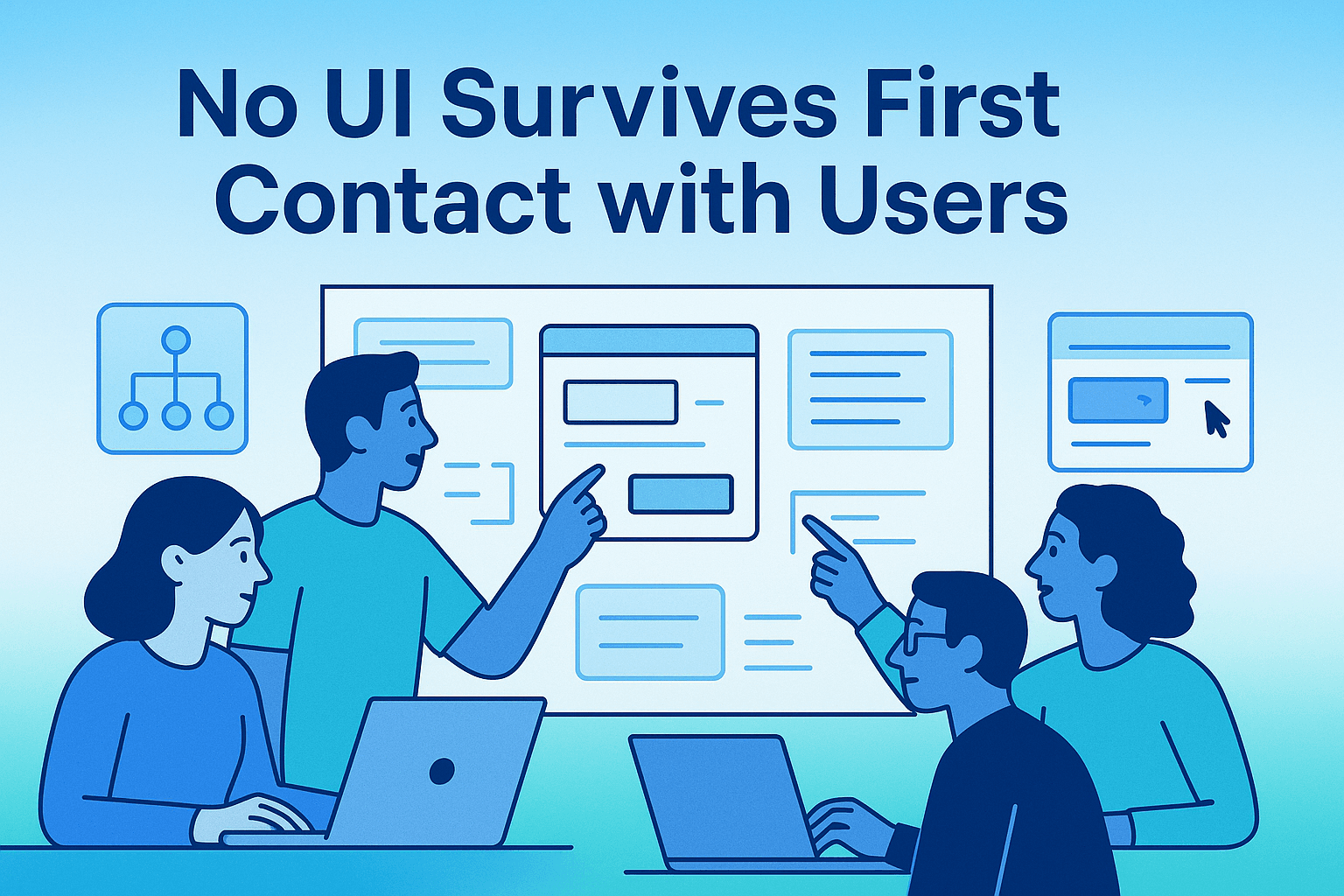 No UI Survives First Contact with Users