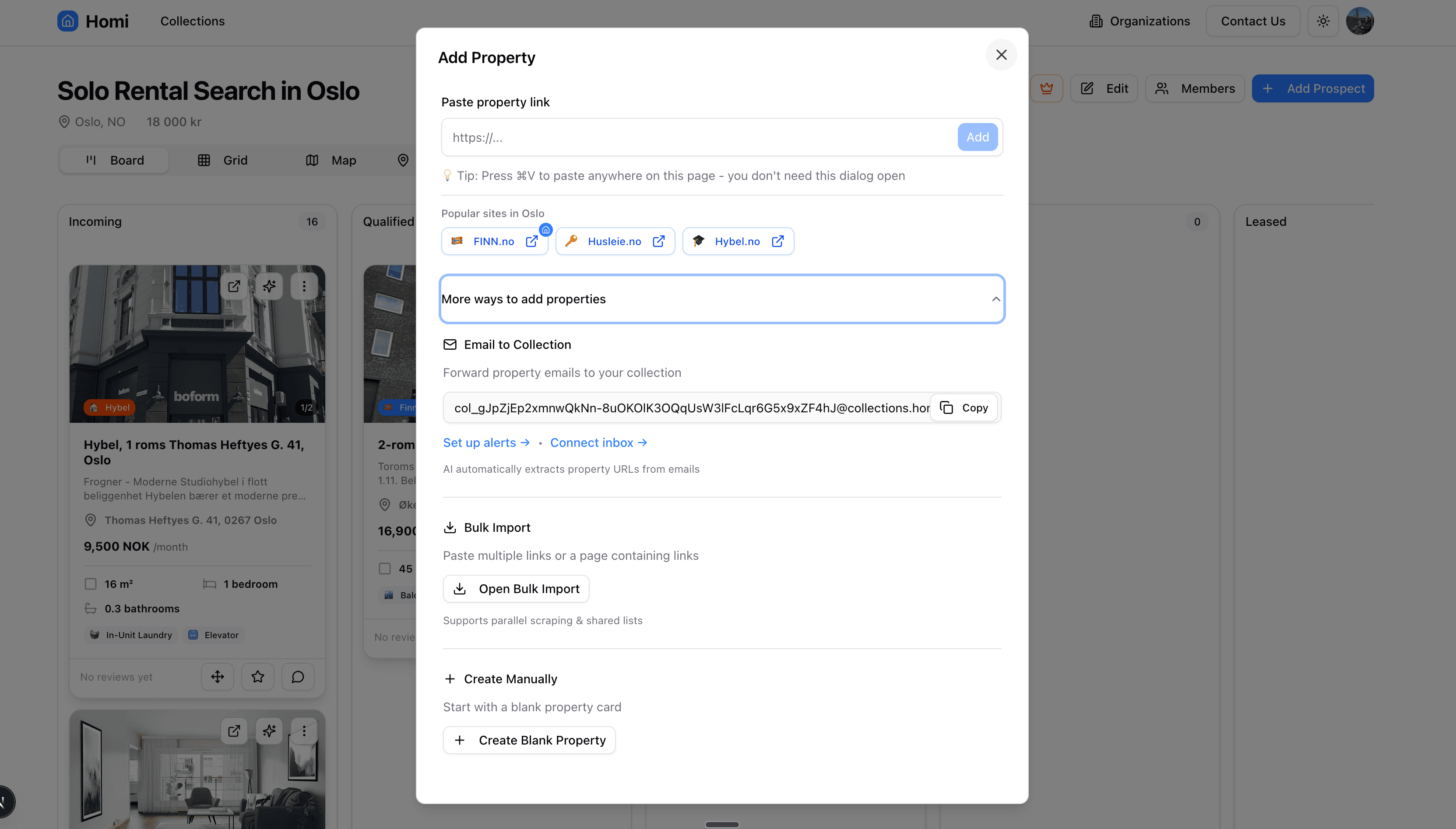 Final clean design with hero input and single accordion