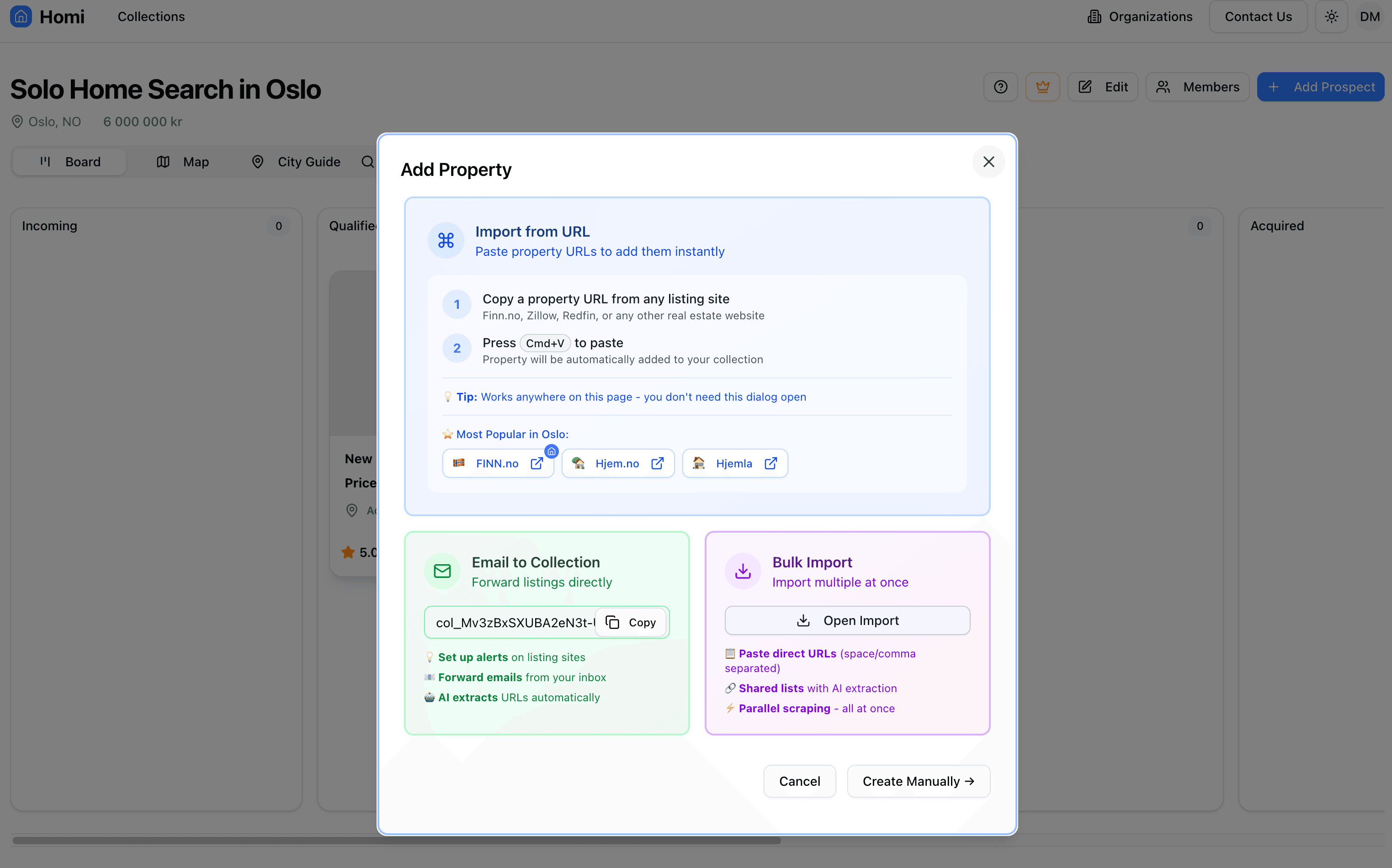 Final design with three educational cards