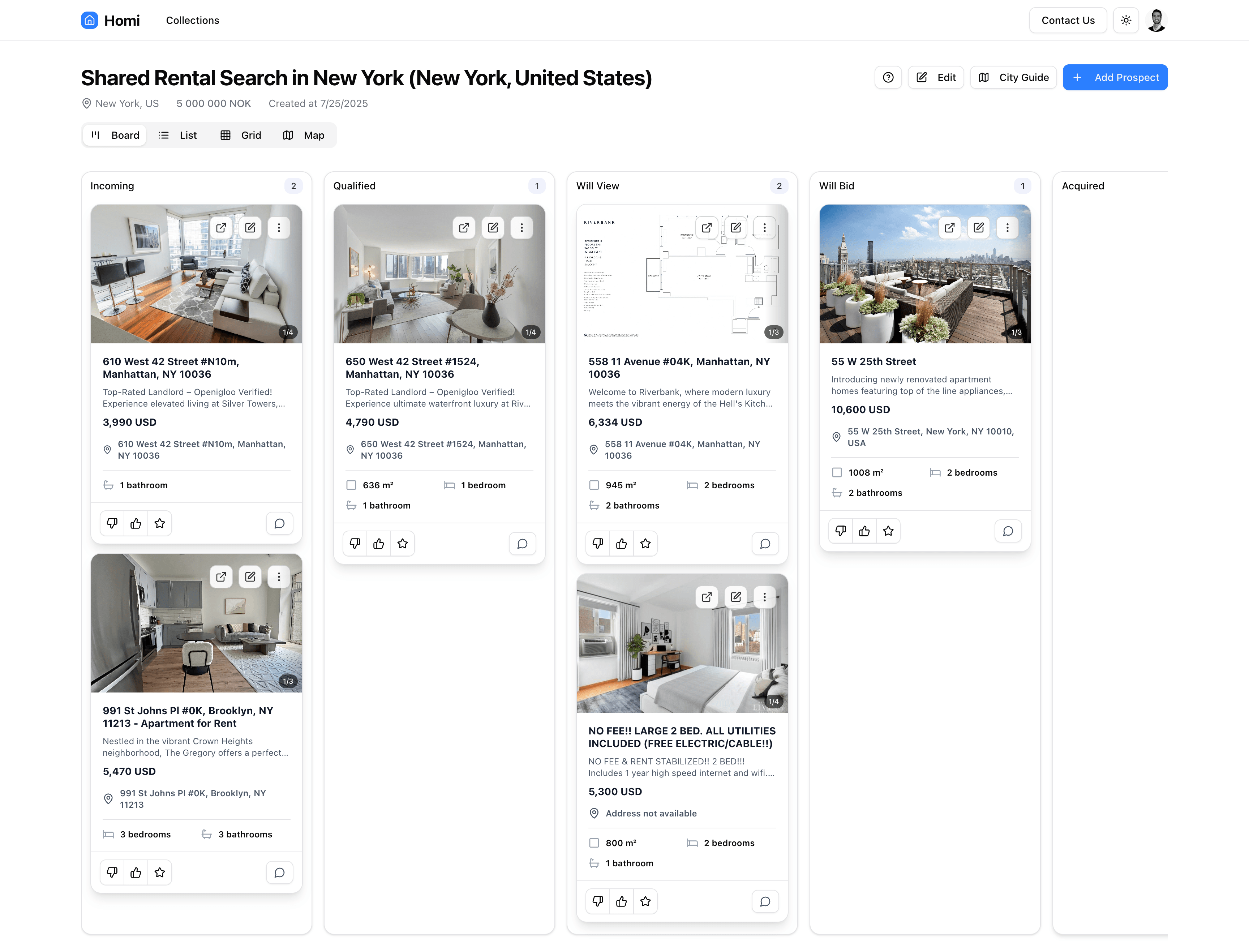 Homi Platform Screenshot