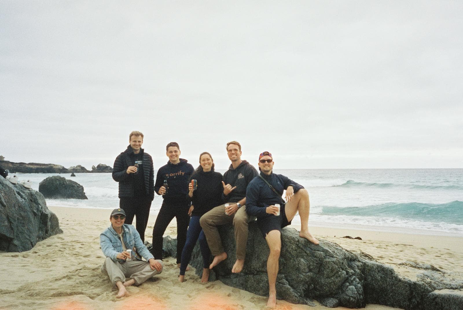 Friends collaborating on a home search